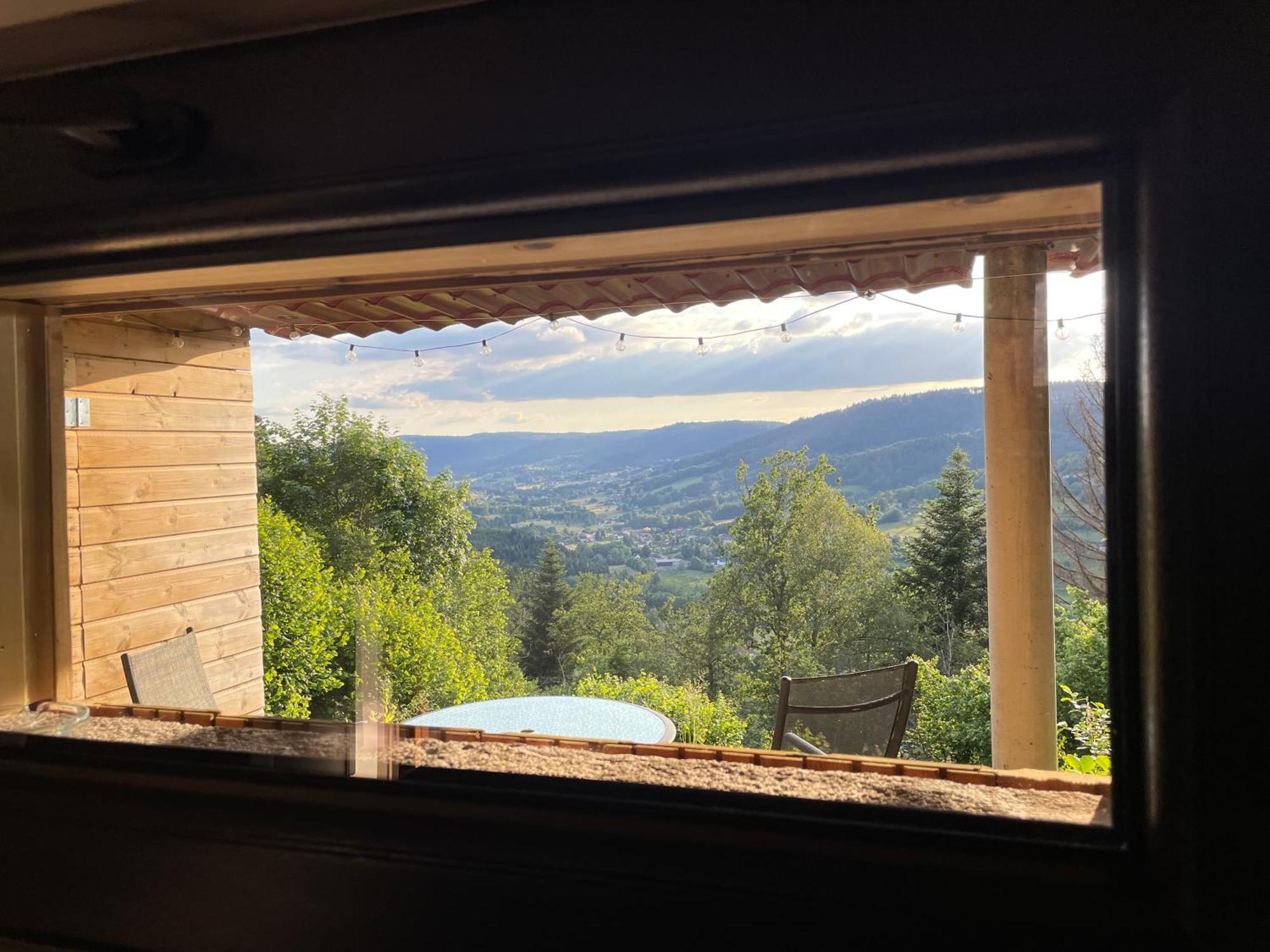 Le Gite Cozy De Bouvacote Avec Vue Panoramique Et Sauna Le Tholy Exterior photo